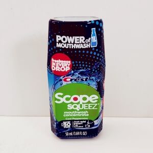 ⭐4/$15 Crest Scope Squeez Mouthwash Concentrate, Cool Peppermint